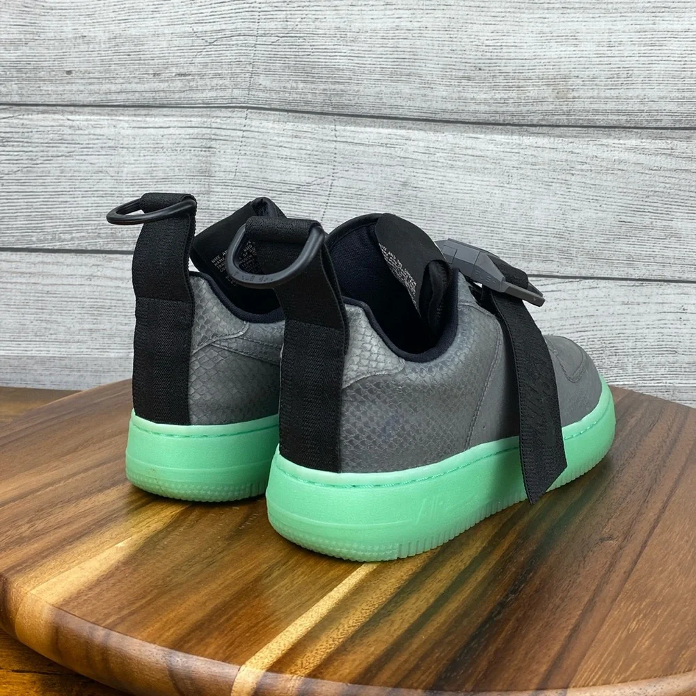 Nike Air Force 1 Utility Cool Grey OBJ Odell Beckham Jr Shoe AV2040-001 Kids 5.5